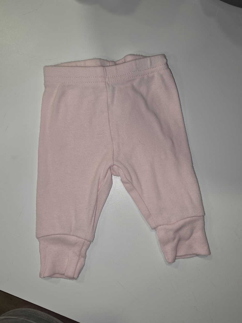 Carter's Light Pink Cotton Jogger Pants